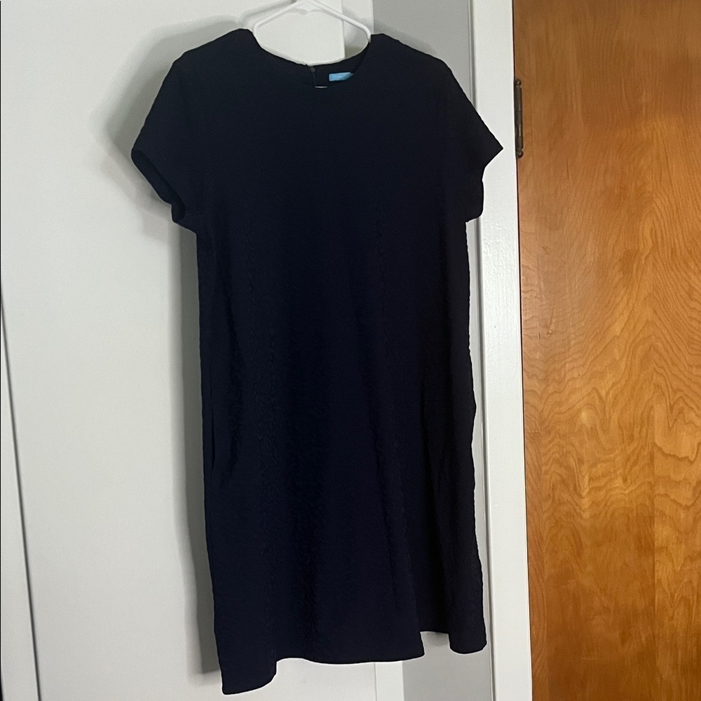 J. McLaughlin Navy Pocketed Shift Dress Size XL